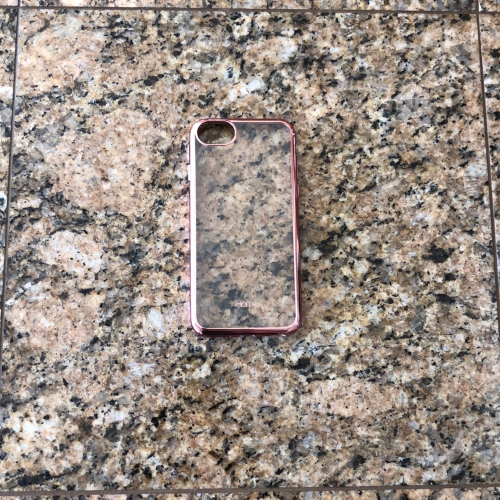 Rose Gold/Clear IPhone 7/8 Case